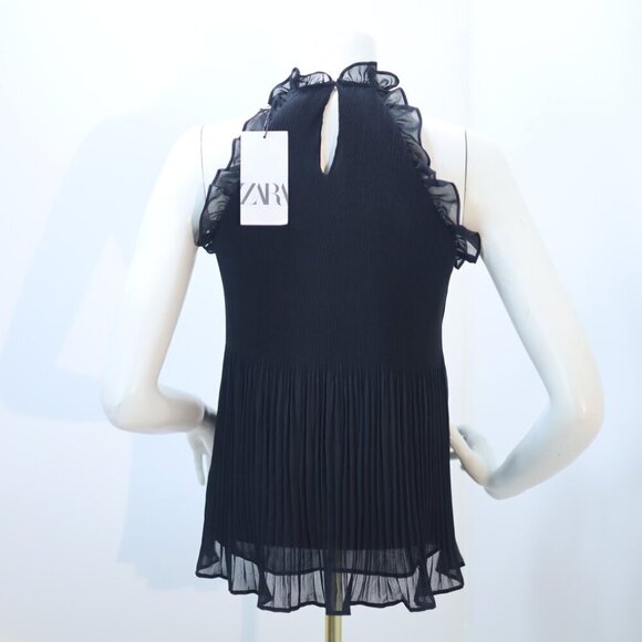 ZARA Cruise Short Casual Style Sleeveless Plain Medium Party Style Size XS NWT - Picture 4 of 6